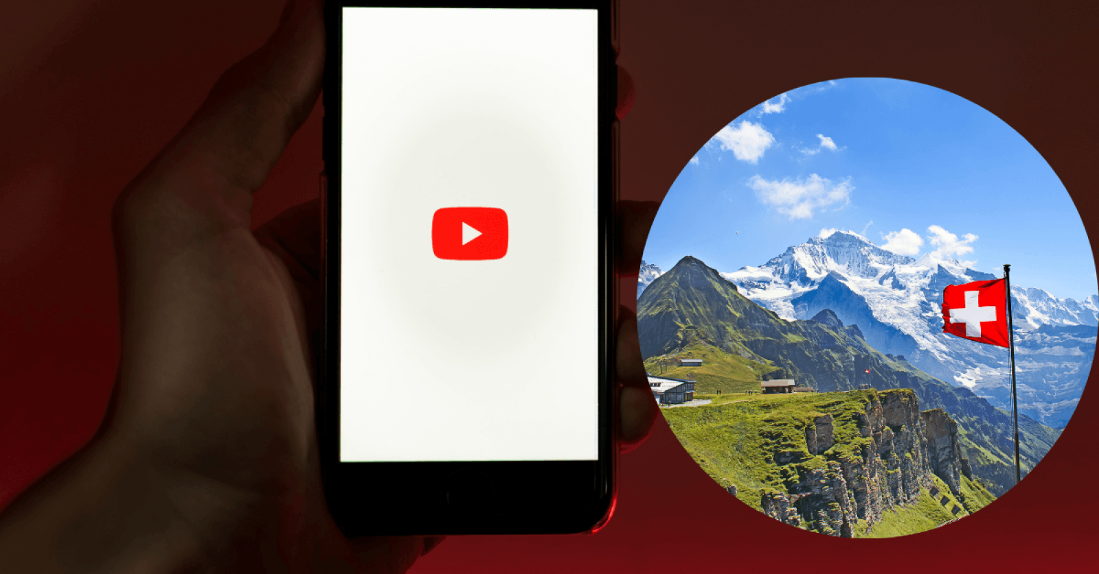 Collage of popular Swiss YouTubers, showcasing diverse content creators from Switzerland.